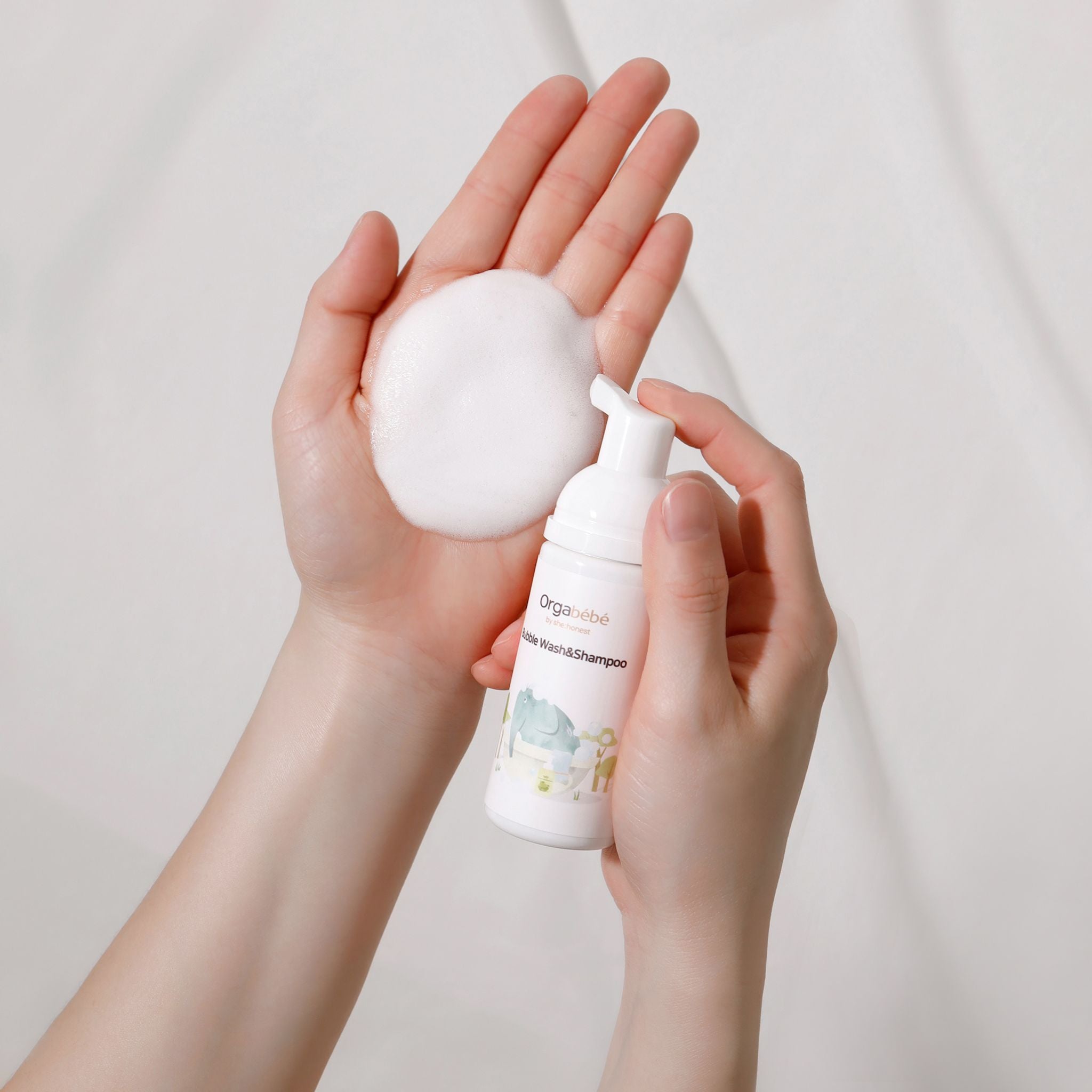 Orgabebe Bubble wash & Shampoo (50mL | 500mL)