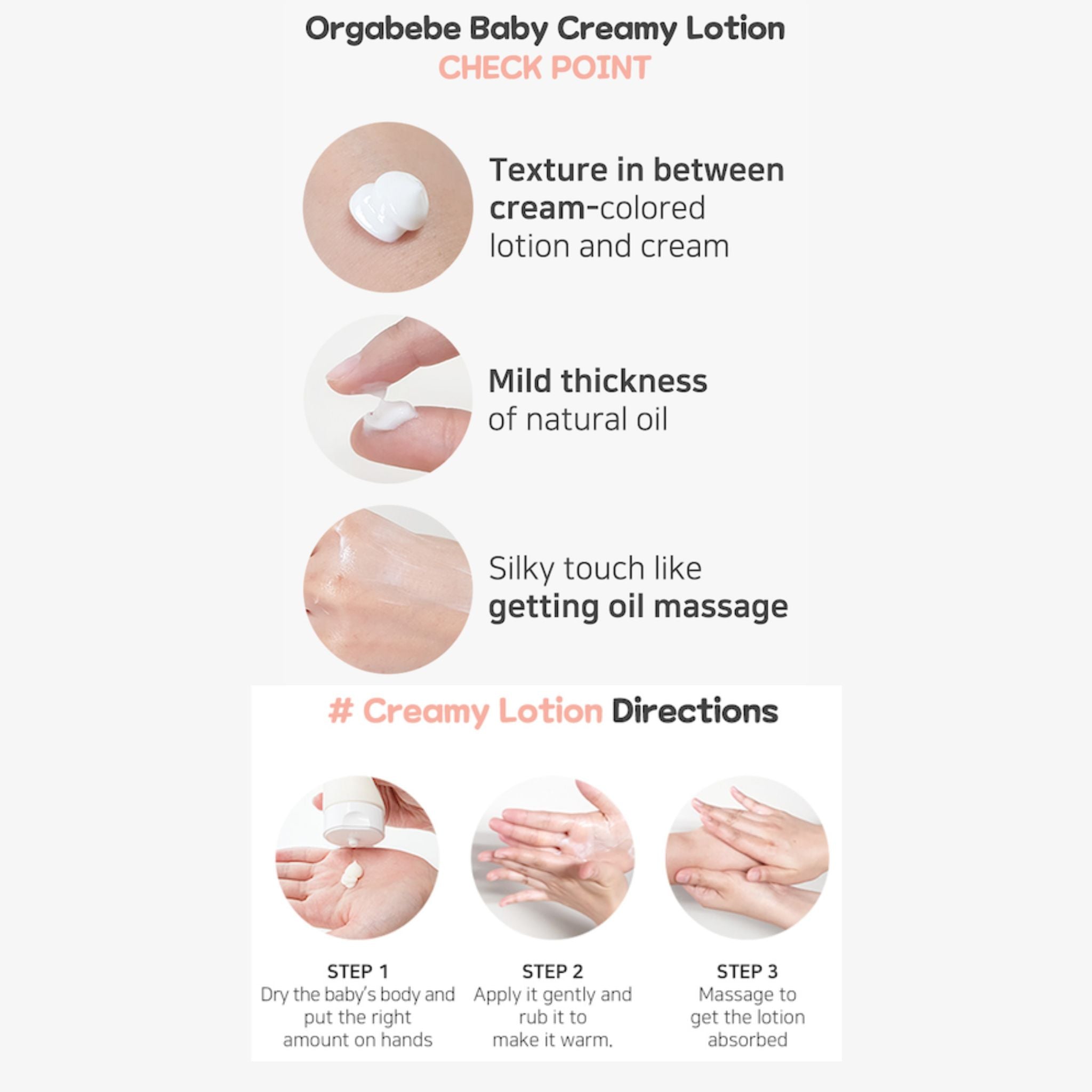 Orgabebe Creamy Lotion (300mL)