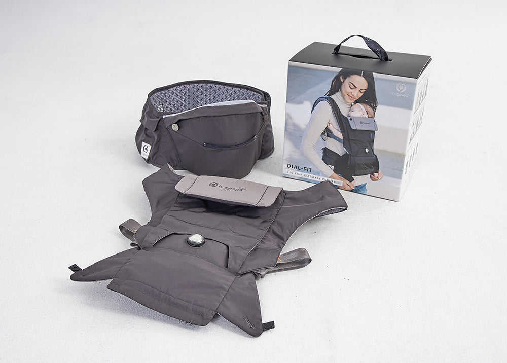 Hugpapa Dial-Fit PRO 3-in-1 Hip Seat Baby Carrier + Infant Insert