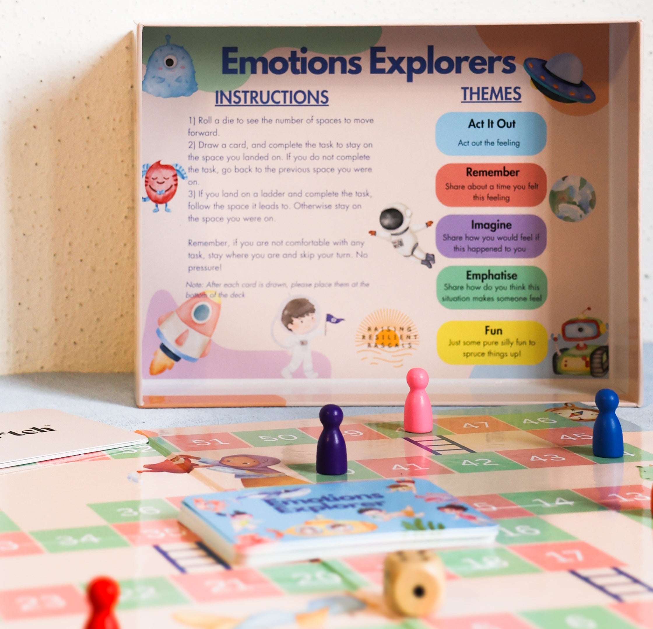 HiBuyMama Emotions Explorers Board Game
