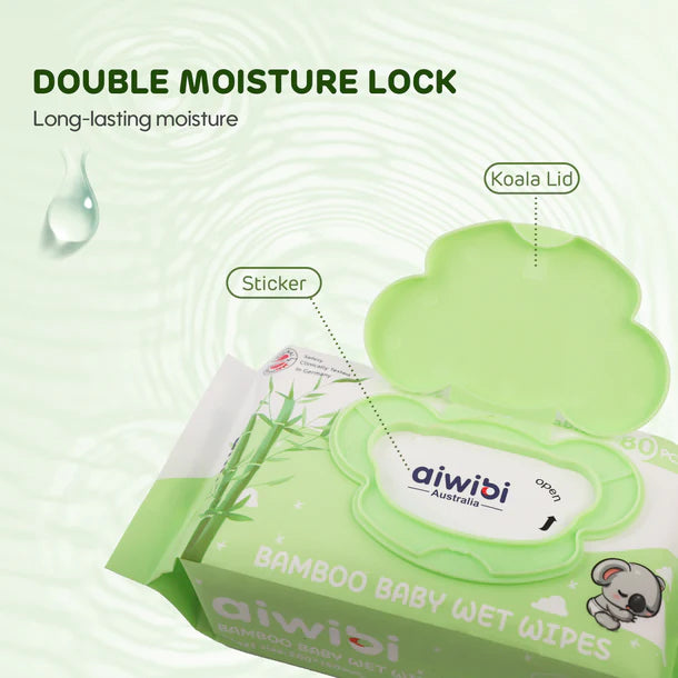 Aiwibi Premium Bamboo Baby Wipes