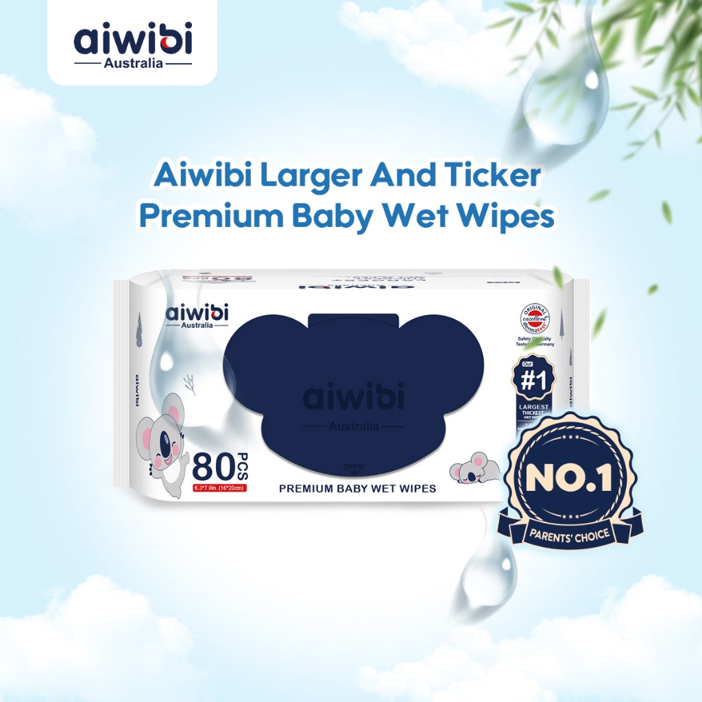 Aiwibi Premium Baby Wipes (80 PCS)