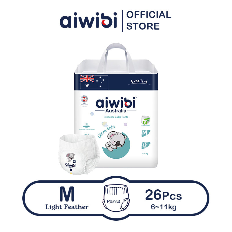 Aiwibi Natural Premium Medium Pack Diaper Pants