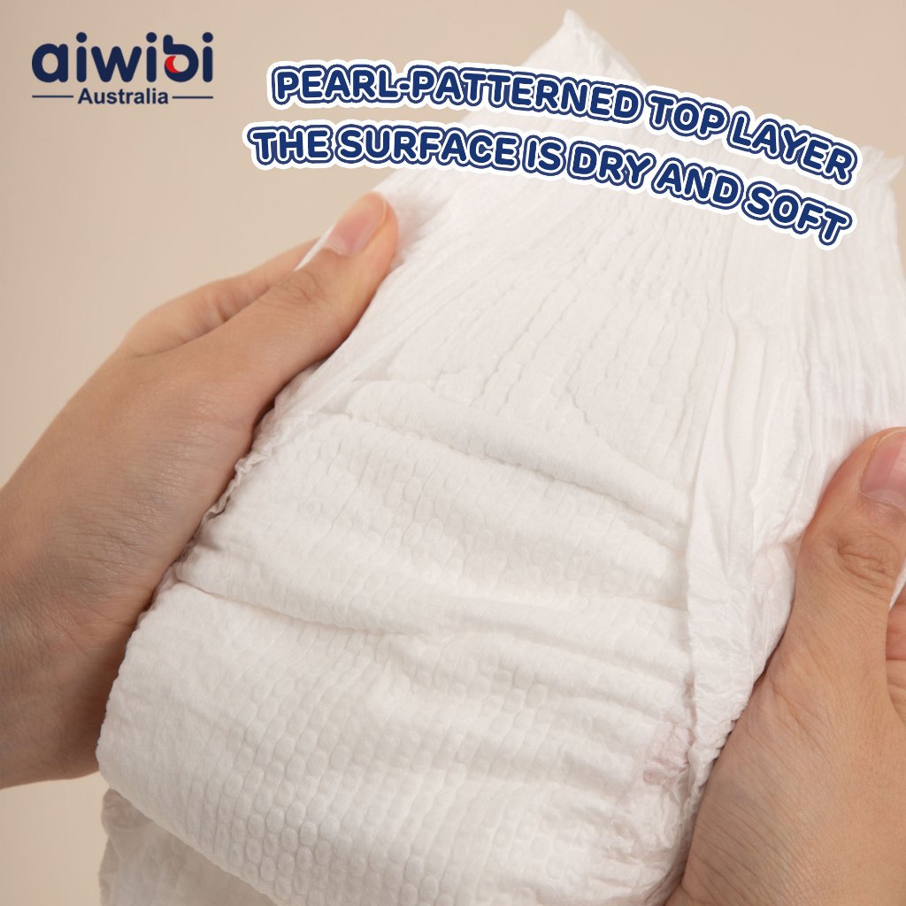 Aiwibi Premium Soft SAP Tape Adhesive Diapers NB22/ Ultra-Thin New Born Baby Diapers (<5KG)