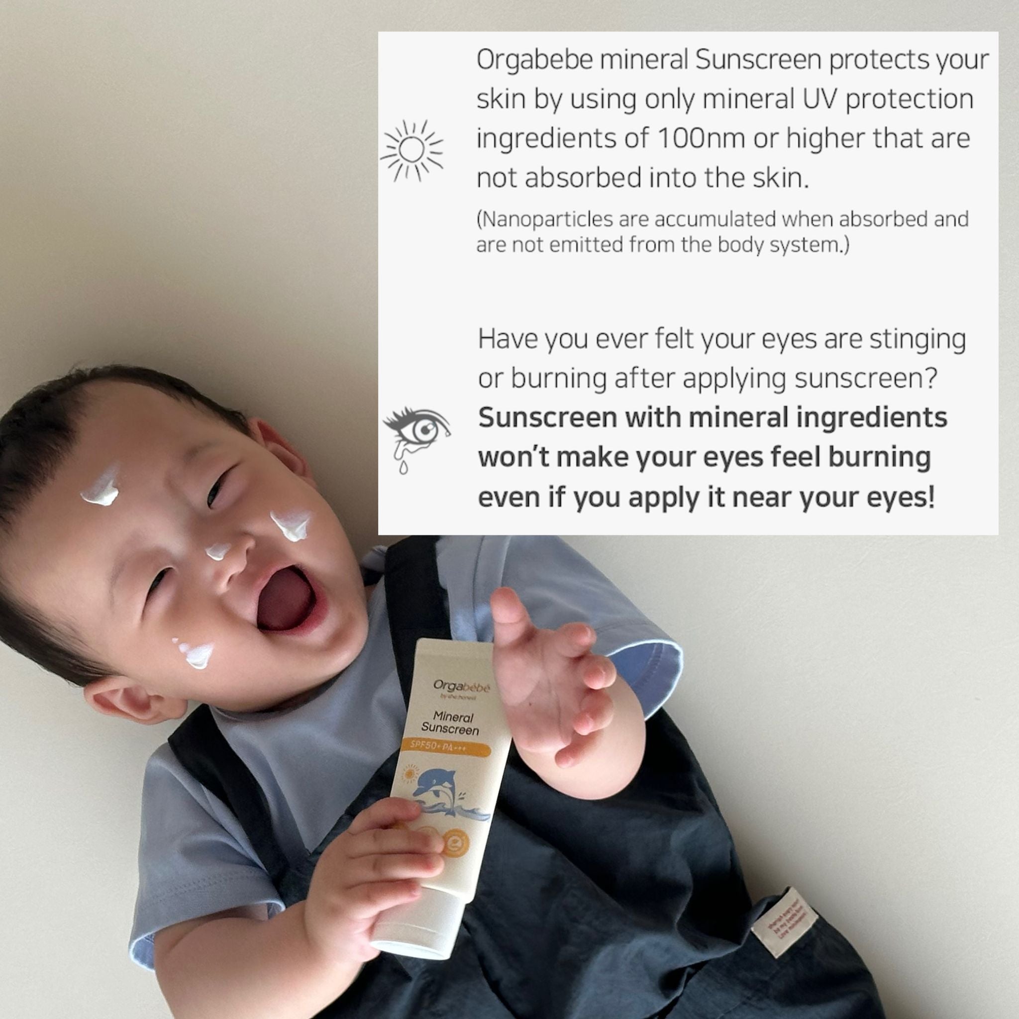 100% Mineral Sunscreen SPF50 PA+++ (50g)