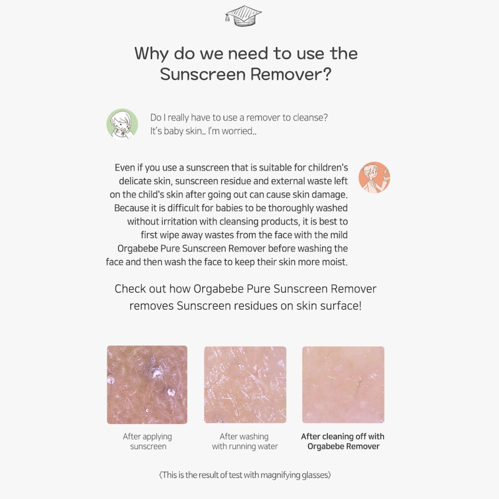 Orgabebe Sunscreen Remover (200mL)