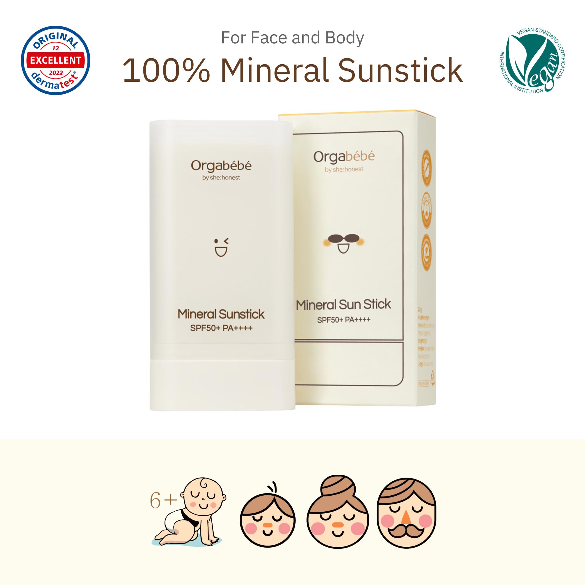 100% Mineral Sunstick